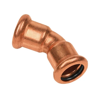Afbeelding van Bonfix Perskoppeling Koper Bocht 45 64x64mm