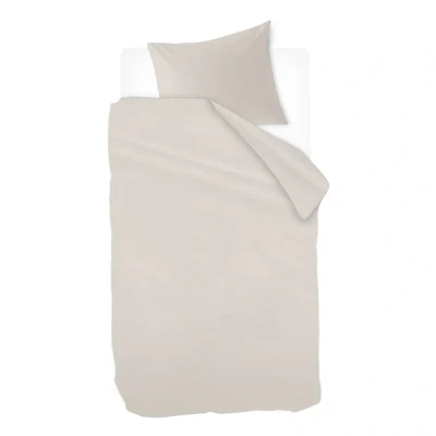 Afbeelding van Snoozing Sade Dekbedovertrek Eenpersoons 140x200/220 cm Zilver