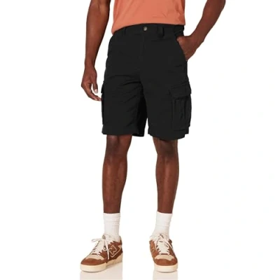 Afbeelding van Amazon Essentials Klassieke cargoshort voor heren (verkrijgbaar in groot en lang), zwart, 60