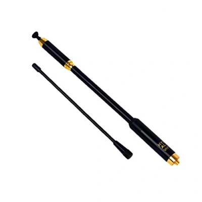 Afbeelding van HYS SMA Vrouwelijke VHF/UHF 144/430 MHz Intrekbare Antenne Dual Band Verwijderbare En Vervangbare Ham Radio Voor Baofeng Quansheng Wouxun 2 Manier