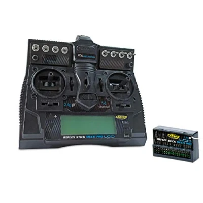 Afbeelding van Carson Modellsport Reflex Stick Multi Pro LCD RC handzender 2,4 GHz Aantal kanalen: 14 Incl. ontvanger