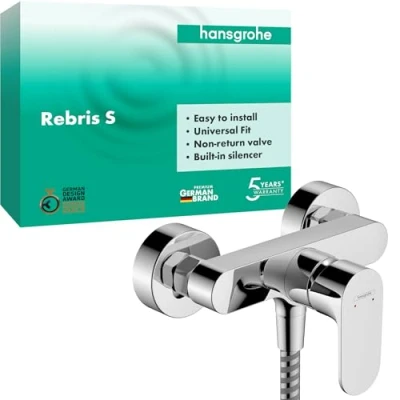Afbeelding van Hansgrohe rebris s eengreeps opbouw douchemengkraan chroom 72640000