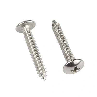 Afbeelding van ORANXIN M4 x 12mm 40 Pcs Rond Hoofd Houtschroeven 304 Roestvrij staal kruiskop Paddestoel Zelftappende Schroeven