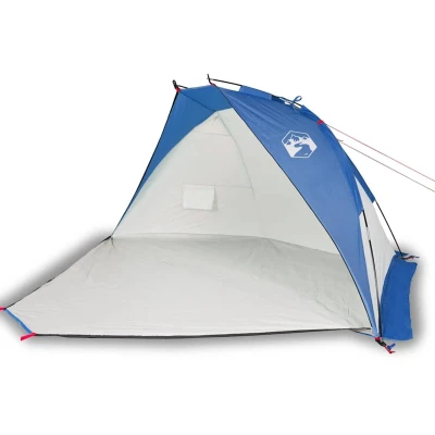 Afbeelding van vidaXL Strandtent 268x223x125 cm 185T polyester azuurblauw