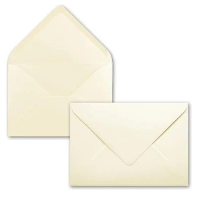Afbeelding van Neuser Kleurvrije C6 Enveloppen, 162 x 114 mm, zelfklevend 50 Umschläge 81 vanille