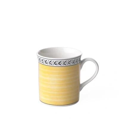 Afbeelding van Villeroy en Boch Audun Fleur koffiemok, 300 ml, hoogte: 9,1 cm, premium porselein, wit/bont