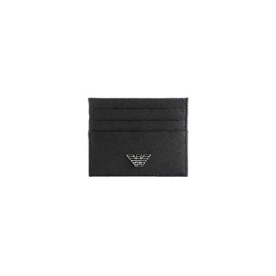 Afbeelding van Emporio Armani Holder Unisex Portemonnee, Maat: One Size, Black