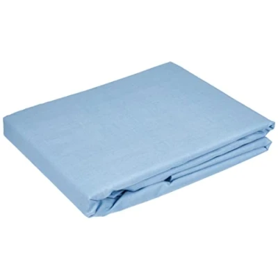 Afbeelding van Miracle Home. Anti peeling kussenslopen, zacht en comfortabel, 50% katoen, polyester. 2 eenheden, 70 x 50. Bed 135, Hemelsblauw