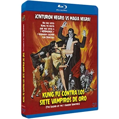 Afbeelding van Kung Fu Contra Los 7 Vampiros de Oro BDr 1974 Legend of The Golden Vampires [Blu Ray] [Import]