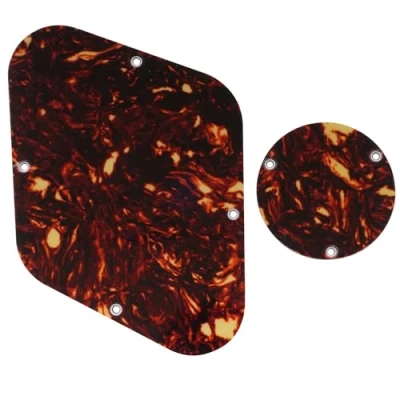 Afbeelding van Musiclily LP Back Plate en Switch Cover Set voor USA Les Paul,4 laags Tortoise Shell