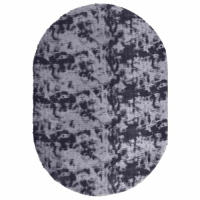 Afbeelding van vidaXL Vloerkleed hoogpolig 300x200 cm polyester donkergrijs