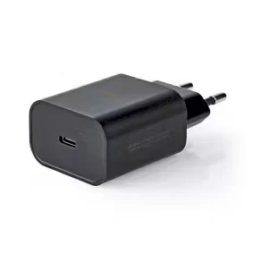 Afbeelding van USB C snellader Nedis 1 poort (USB C, 32W, Power Delivery, Quick Charge, Zwart)