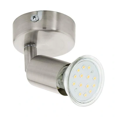 Afbeelding van EGLO Buzz Led Spot 1 Lichts Nikkel Mat