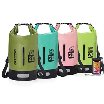 Afbeelding van Blackace arteesol Waterdichte droogzak, 5 l, 10 20 30 waterdicht, met lang verstelbaar handvat, voor kajakken, boot, uitstapjes, kano, vissen, rafting, zwemmen, snowboarden,