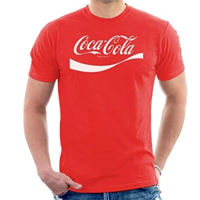 Afbeelding van Coca Cola 1941 Logo Heren T Shirt, Rood, XL