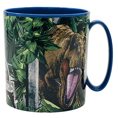 Afbeelding van Stor Jurassic World Herbruikbare Plastic Beker, Magnetronbestendig, 350 ml