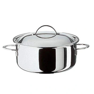 Afbeelding van Spring Cristal, braadpan nieder met deksel, Ø:16cm, 1,4 Ltr., Höhe: 7,5cm, roestvrij staal