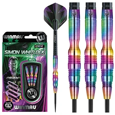 Afbeelding van WINMAU Simon Whitlock Signature Edition Urban Grip: Steeltip Tungsten Dartpijlen Professioneel 22g