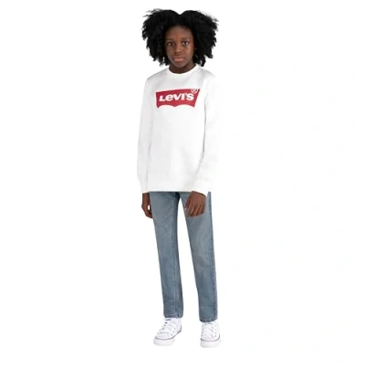 Afbeelding van Levi&#039;s Batwing Crewneck Sweater voor kinderen, Maat: 176, Marshmallow