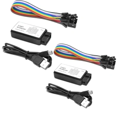 Afbeelding van Logic Analyzer 8 CH, USB apparaat met kabel 24MHz kanaals UART IIC SPI Debug