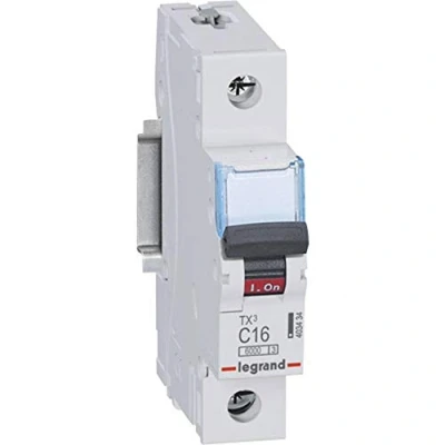 Afbeelding van Legrand installatieautomaat tx3 1p c16a 6000a 1module 403434