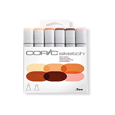 Afbeelding van Copic Sketch Marker Set Portret 6 stuks