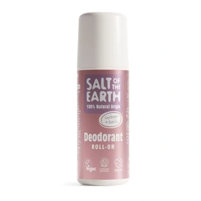 Afbeelding van Natuurlijke Deodorantroler van Salt of the Earth, Lavendel &amp; vanille Veganistisch, Langdurige Bescherming, Leaping Bunny Goedgekeurd, Geproduceerd in het VK 75ml