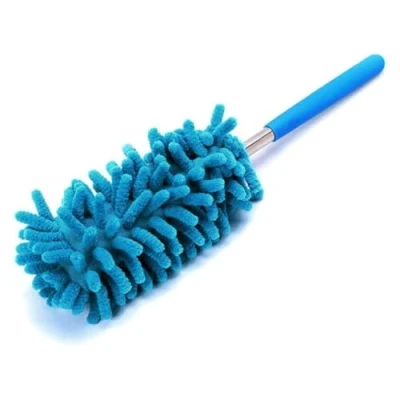 Afbeelding van PARENCE. Telescopische microvezelborstel Uitschuifbare stofdoek voor droge en natte reiniging Verstelbare lengte van 25 cm tot 75