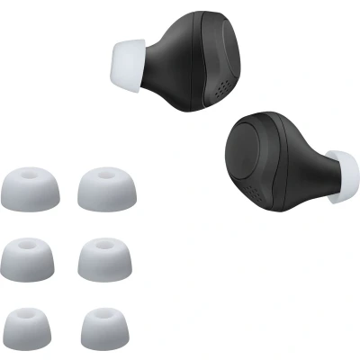 Afbeelding van kwmobile 6x cover voor in ear oortjes geschikt Jabra Elite 75t /65t / Active Vervangende oordopjes van siliconen wit 3 maten