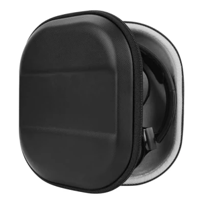 Afbeelding van Geekria Shield koptelefoonhoes compatibel met Skullcandy Crusher ANC, Evo, Hesh Evo tas, vervangende reistas harde schaal en kabelopslag (zwart)