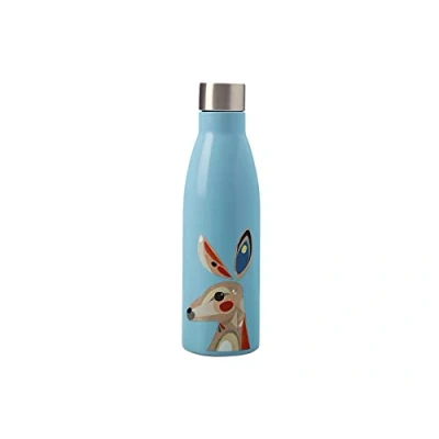 Afbeelding van Maxwell &amp; Williams Pete Cromer Isolerende Waterfles met Kangoeroe, BPA vrij Roestvrijstalen Thermosfles, 500 Milliliter