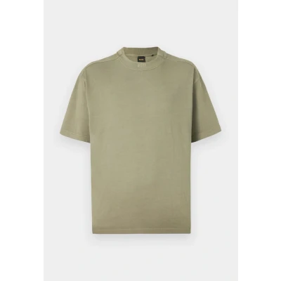 Afbeelding van BOSS DYE Tshirt basic, Heren, Maat: Large, Open green
