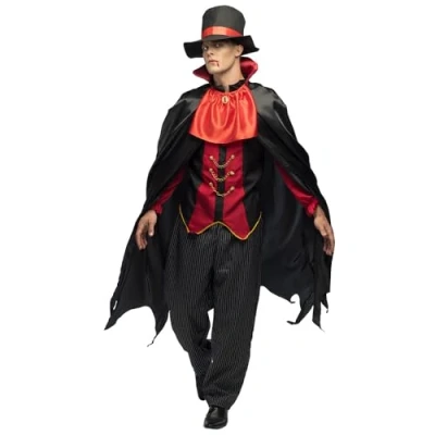 Afbeelding van Boland Vampier Master kostuum voor volwassenen, carnaval kostuum, set Halloween, en themafeesten