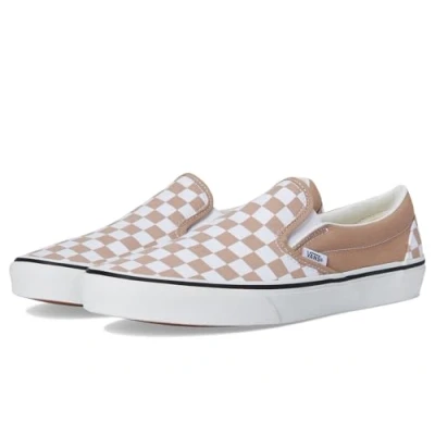Afbeelding van Vans Classic Slipon Unisex Instappers, Maat: 40.5, Warm taupe Textiel