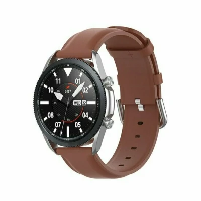 Afbeelding van Garmin Vivoactive 4 / 4L Classic leren bandje Bruin leather
