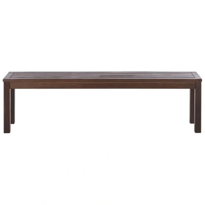 Afbeelding van Beliani Tuinbank TUSCANIA Donkere houtkleur eucalyptushout