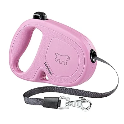 Afbeelding van Ferplast Uitschuifbare hondenriem FLIPPY ONE, riem voor kleine honden tot 15 kg, uittrekbare max. 4 m. Enkele knop vergrendelen en ontgrendelen, lila