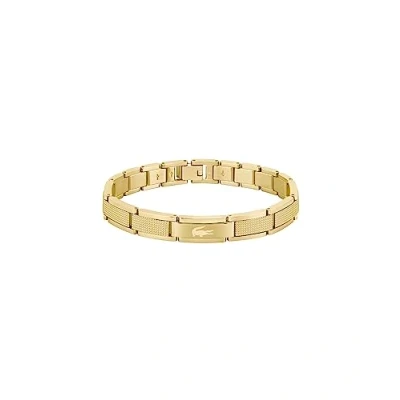 Afbeelding van Lacoste Stencil Armband goldcoloured, Heren, Maat: One Size, Gold coloured