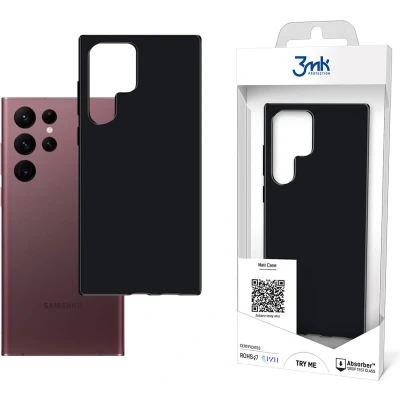 Afbeelding van Samsung Galaxy S22 Ultra 5G 3mk Matt Case black