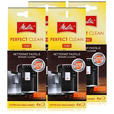 Afbeelding van Melitta Perfect Clean Espresso Machines Reinigingstabs 4 x 1,8 g (4 stuks)