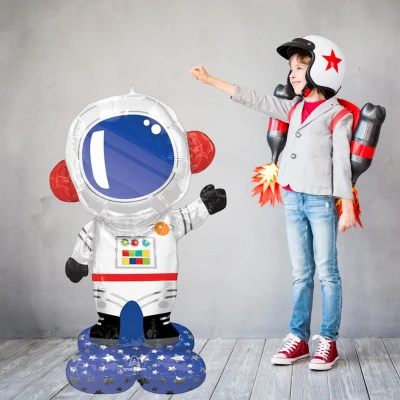 Afbeelding van Amscan Folieballon Astronaut Airloonz Jongen 81 X 144 Cm