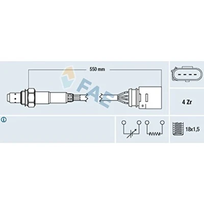 Afbeelding van Fae Lambda sonde 77150