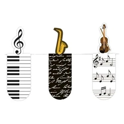 Afbeelding van Moses Magnetische Boekenleggers Muziek 6 Cm 3 Stuks