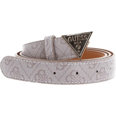 Afbeelding van GUESS Riem Noelle Not Adjustable Pant Belt W90 Dove Logo Beige