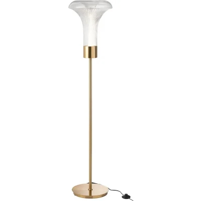 Afbeelding van Jline Led Vloerlamp Bloem Goud