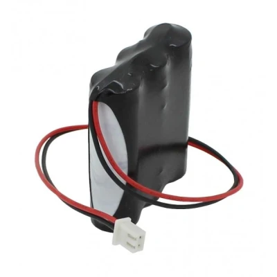 Afbeelding van Noodverlichting batterij NiMH 3.6V 1800mAh F1x3 Mignon AA met 150mm kabel en stekker
