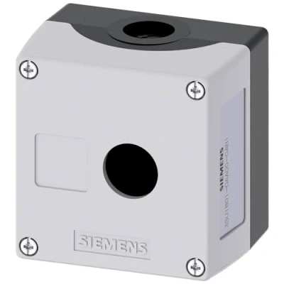 Afbeelding van Siemens 3SU1801 0AA00 0AB1 Lege behuizing 1 inbouwplaats (l x b h) 85 64 mm Zonder markering Grijs stuk(s)