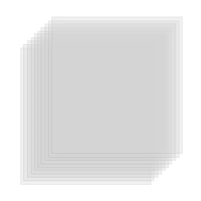 Afbeelding van 10 Stks Lege Mylar Stencil Sheets Vierkante Papier Templates DIY Maak Uw Eigen Ontwerp Stencils (30.5x30.5cm)