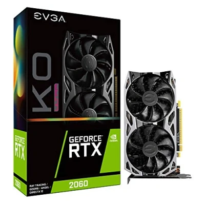 Afbeelding van EVGA 06G P4 2068 KR, GeForce RTX 2060, 6 GB, GDDR6, 192 Bit, 7680 x 4320 Pixels, PCI Express 3.0