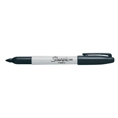 Afbeelding van Viltstift Sharpie Fine rond zwart 1 2mm
